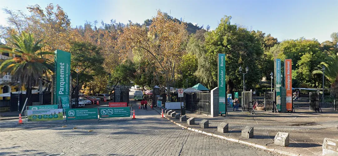 Entrée du Parque Metropolitano de Santiago