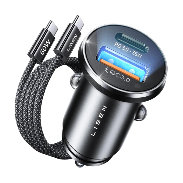 Chargeur de voiture USB-C ultra compact